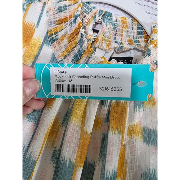 1st State Sleeveless Ruffel Dress women's size medium - Picture 4 of 8